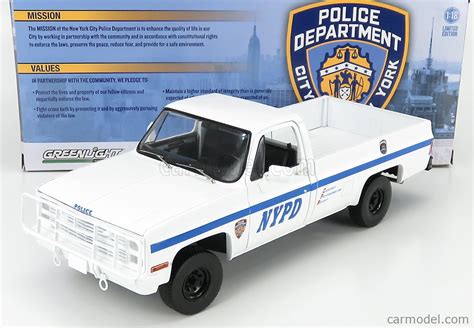 GREENLIGHT 13561 Scale 1/18 | CHEVROLET M1008 CUCV PICK-UP NYPD NEW ...