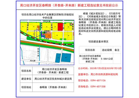 河南省永正铝模制造有限公司建设工程规划批后公告_河南周口经济开发区