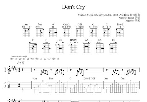 Baby Don’t Cry吉他谱_张钰琪_G调弹唱98%专辑版 - 吉他世界