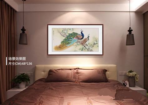 轻奢大气卧室床头装饰画现代简约单幅横版壁画抽象样板间书房挂画-美间设计