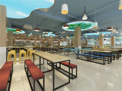 平顶山学校食堂装修-不一样的学校餐厅设计_郑州校园文化建设-站酷ZCOOL