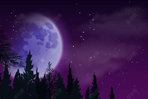 月白星紫图片