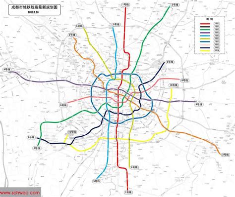 成都地铁 - 地铁线路图
