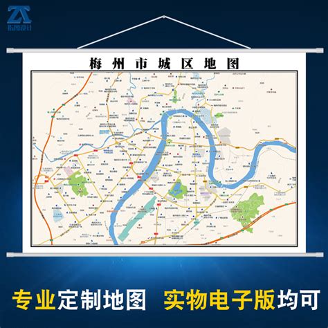 广东梅州地图图片