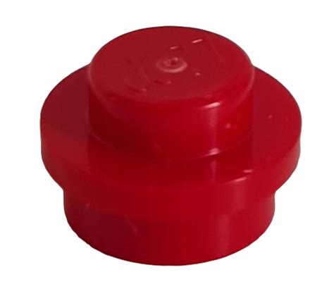 20 X LEGO 1x1 Round Plate Red 1 Stud 614121 Genuine BULK Lot Bright for ...