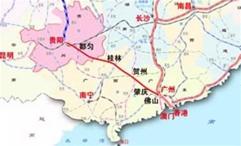 贵州省高铁线路图,贵州省高铁规划图,贵州省高铁路线图_大山谷图库