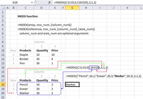 How to Use Index on Excel – INDEX Function - Earn & Excel