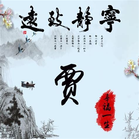 姓贾非主流头像