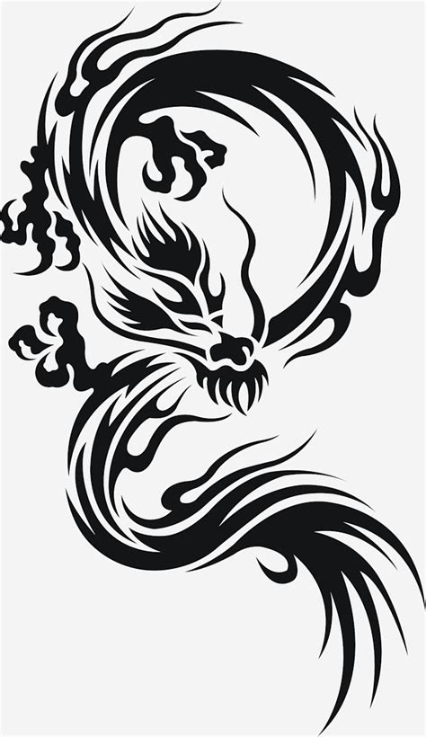 中国古典龙纹图案AI素材免费下载_红动中国
