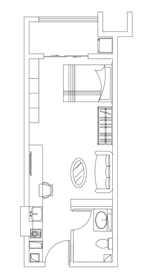 单身公寓设计_HONGMU-站酷ZCOOL