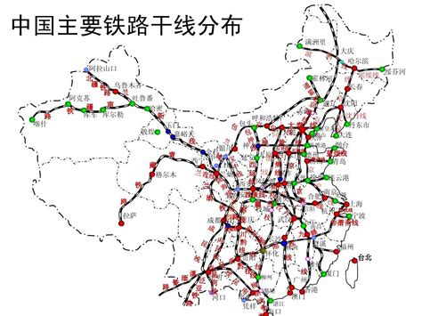 地理：中国主要铁路干线及名称-百度经验