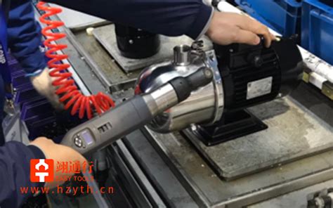 英格索兰QX系列电动工具在潜水泵装配中的应用_杭州翊通行机电有限公司