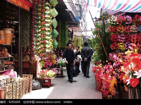 武汉汉正街的花卉批发市场高清图片下载_红动中国