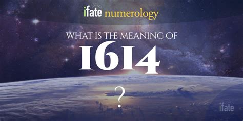 Number The Meaning of the Number 1614
