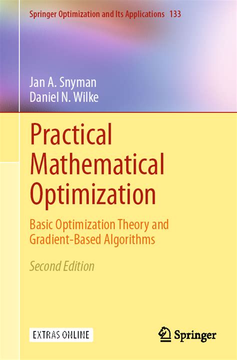 【经典书】实用数学优化:基本优化理论与基于梯度的算法，388页pdf - 专知VIP