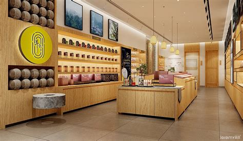 普洱茶品牌连锁店面SI设计案例解析|空间|室内设计|简米武汉品牌设计 - 原创作品 - 站酷 (ZCOOL)