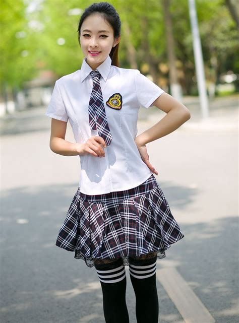 制服女孩图片