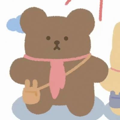 网名女生温柔小熊头像