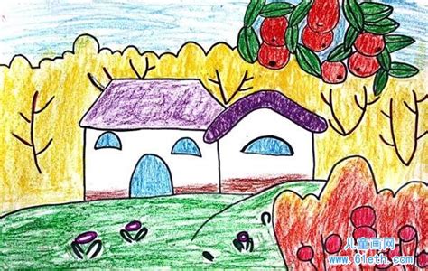 儿童简笔画：画一幅山水田园风景画，让孩子与自然更亲近！