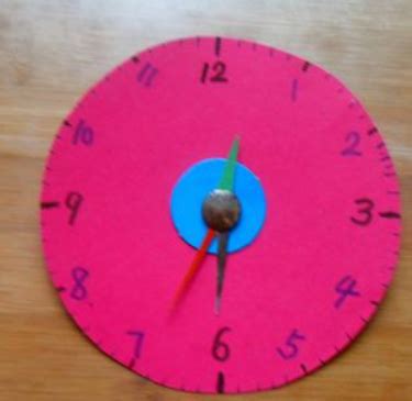 自制钟表科技小制作手工DIY组装幼儿学生时钟模型时间认知教具包-阿里巴巴