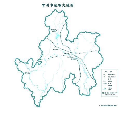 贺州市标准地图（铁路版）_贺州地图库_地图窝