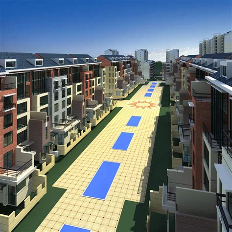 芜湖临江项目3dmax 模型下载-光辉城市