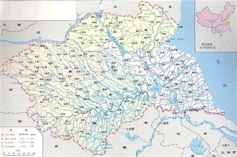 淮河流域图图片