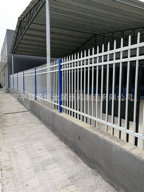 【实体厂家直销】厂区围墙 学校围栏 隔离栅 锌钢 铁艺 防爬 护栏-阿里巴巴