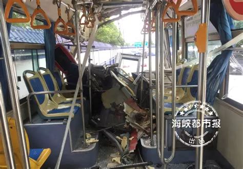 榕三环惨烈车祸 公交撞上水泥罐车一人不幸身亡 - 福州 - 东南网