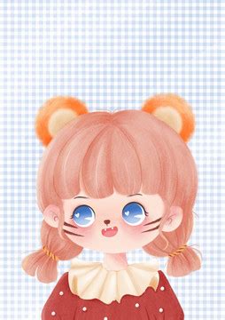虎年温柔女生头像