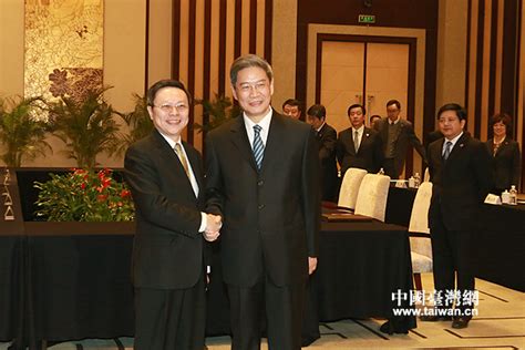 组图：张志军与王郁琦举行首次正式会面-海峡两岸- 东南网