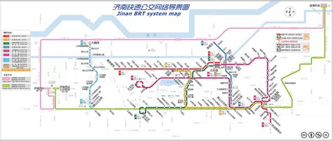 济南BRT线路图（济南快速公交线路图） - 中国交通地图 - 地理教师网