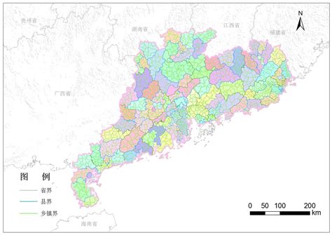 广东省各行政区域划分图