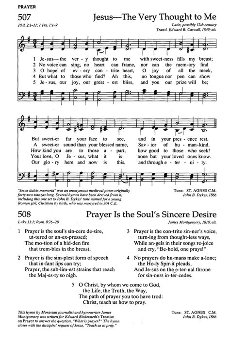 The New Century Hymnal 508. Prayer is the souls