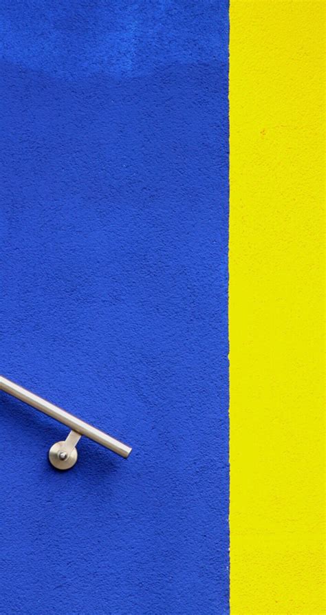 蓝色 黄色 撞色 iPhone 壁纸 - 堆糖，美图壁纸兴趣社区