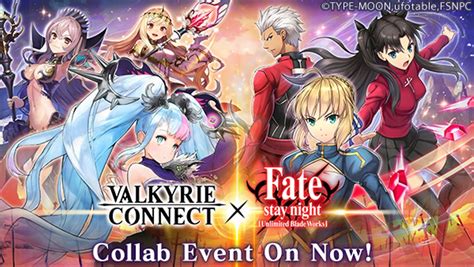 Valkyrie Connect Starts Collaboration with Fate/stay night [Unlimited ...