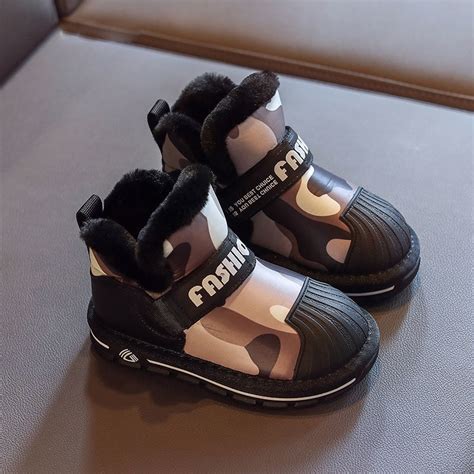 跨境童鞋儿童雪地靴 加厚儿童靴 保暖棉鞋厂家批发一件代-阿里巴巴