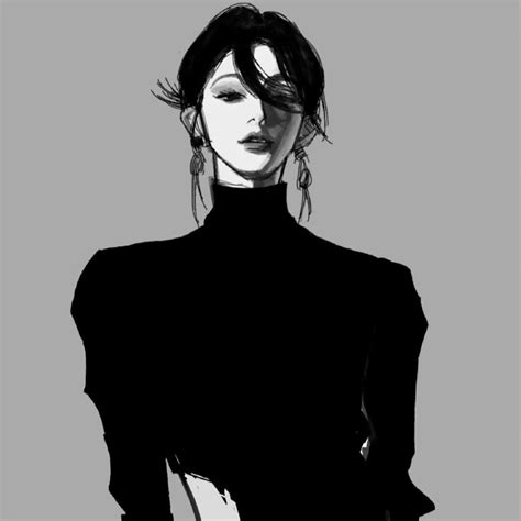 酷酷的女生头像图片