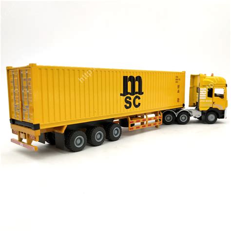 达飞卡车模型 1:87合金集装箱货柜卡车模型 主题集装箱拖车模型 LOGO来图定制 - 海艺坊船舶模型制作工厂