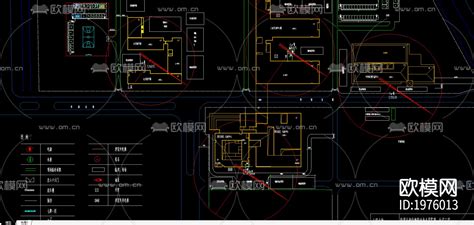 交易园区施工总平面布置图-免费3dmax模型库-欧模网