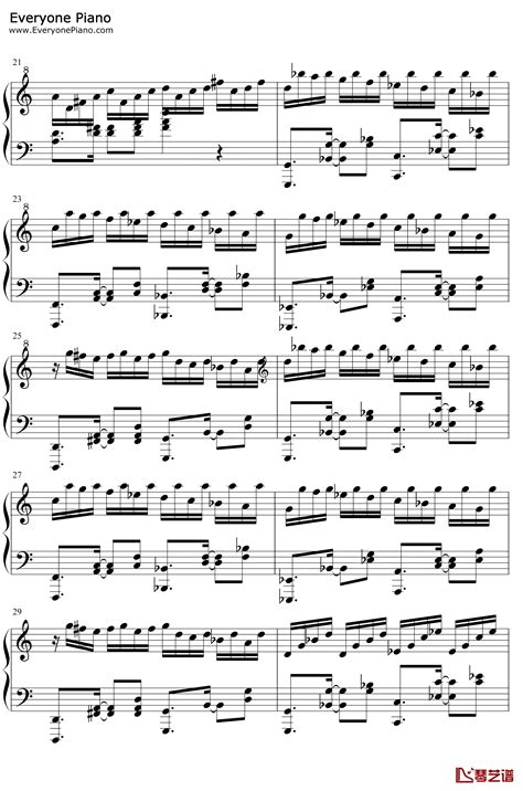 帕萨卡利亚克罗地亚变奏钢琴谱-Handel Mrvica-帕萨卡利亚克罗地亚变奏-看乐谱网