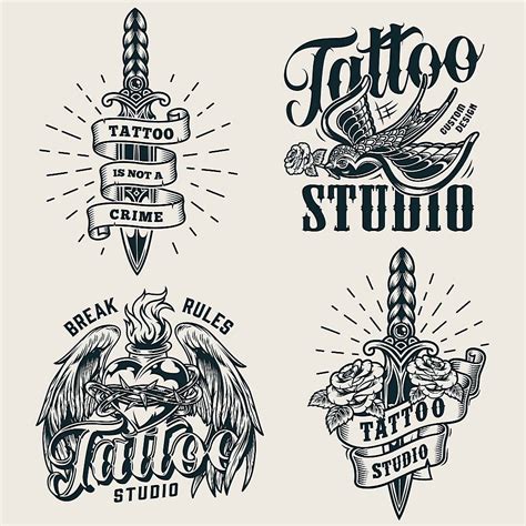 28款纹身工作室logo设计欣赏 - 设计之家