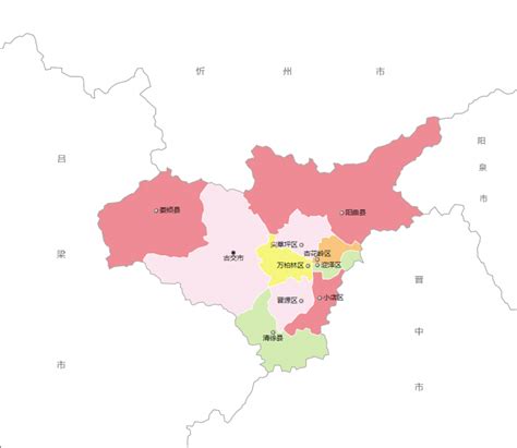 太原市行政区划地图：太原市辖6个区、3个县、代管1个县级市分别是哪些？