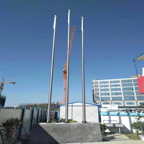 耀龙304手摇户外幼儿园学校不锈钢旗杆项目定制锥形电动国旗杆9米-阿里巴巴