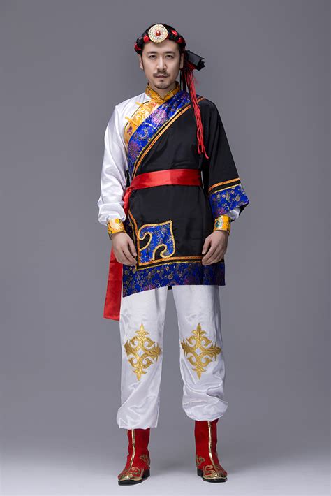 别具一格的蒙古族男装服饰，蒙古袍少数民族服_民族服装_中国古风图片大全_古风家