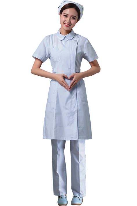 护士服女短袖分体套装小碎花夏季薄款医院护士服工作套装医护服装-阿里巴巴