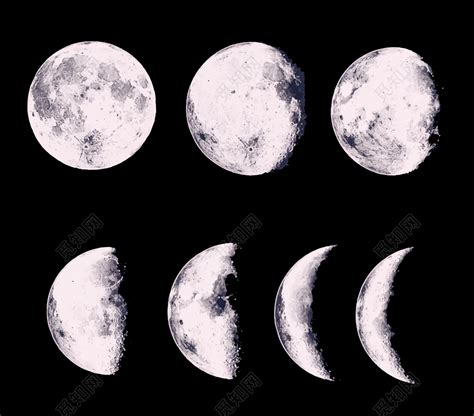 月亮的变化规律和图片 速记月相变化口诀— 爱才妹生活