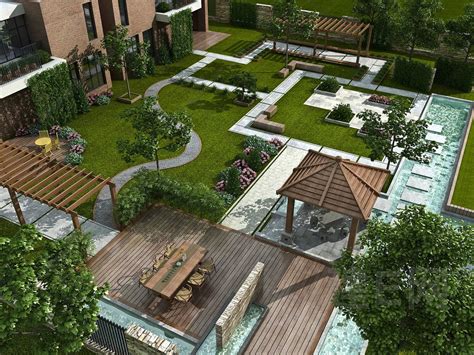 庭院景观|空间|景观设计|JemmaLee - 原创作品 - 站酷 (ZCOOL)