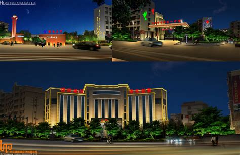 湖南郴州桂阳亮化夜景设计方案(2011年项目)-建筑方案-筑龙建筑设计论坛