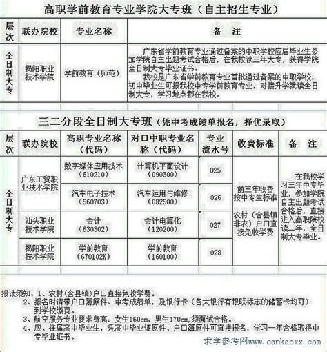 2019年揭阳市综合中等专业学校招生计划专业代码_广东招生网